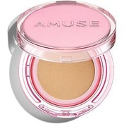 Resim Amuse - dew power vegan cushion spf 50+ pa++++ (centella ve peptitli gün boyu kalıcı orta parlak bitişli) #03 honey 15g 