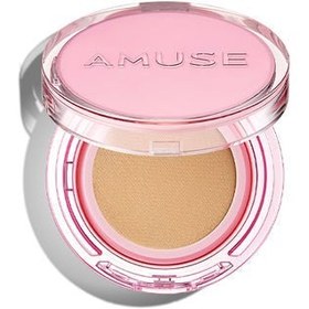 Resim Amuse - dew power vegan cushion spf 50+ pa++++ (centella ve peptitli gün boyu kalıcı orta parlak bitişli) #03 honey 15g 