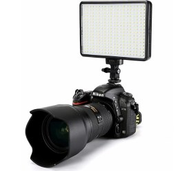 Resim Fototek LED-320 Kamera Işığı LED Kamera Tepe Lambası Batarya ve Şarj Dahil 