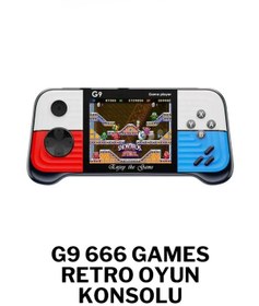Resim Qasul G9 3.0" Yüksek Çözünürlüklü Ekran Retro Hit Oyun Konsolu 