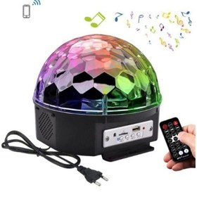 Resim Kama Xx-87 Disko Topu Işıklı Bluetooth Hoparlör Disco Sahne Topu Usb Led Işıklı Fm Radyo 