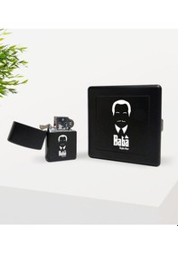 Resim Kişiye Özel Baba Godfather Tasarımlı Siyah Metal Sigara Tabakası N11.1318 