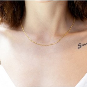 Resim 14 Ayar Altın Sarı 45 Cm Zincir Kolye N11.3548 