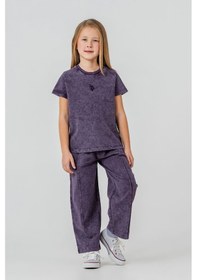 Resim U.s Polo Assn. Kız Çocuk Mor Pijama Takımı 5274-50224 Mor 