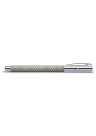 Resim Faber Castell Ambition Opart Beyaz Dolma Kalem Gri 