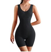 Resim Siyah Moda Popo Kaldırıcı Vücut Şekillendirici Göbek Boxer Kadın Korse Bodysuit Dikişsiz Zayıflama Karın Pantolon Kadın Bağlayıcılar Ve Şekillendiriciler 