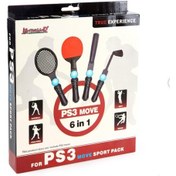 Resim Ps3 Move Sports Kit Golf Tennis Pinpon Match 6in1 Ps3 Ps Vr 