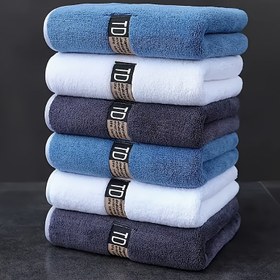 Resim 1/3/6 Adet Kalınlaştırılmış Ultra Yumuşak Mikrofiber El Havlusu, Hızlı Kuruyan Solmaz Tükenmez Lüks Otel Kalitesi, Şık Tasarım 30.0cm x 30.0cm, Çok Amaçlı Ev Temizlik Bezleri, Asması Kolay, Mutfak ve Banyo İçin İdeal, Yüksek Dayanımlı Havlu | Temel Yüz ve Vücut Yıkama Bezi 