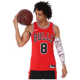 Resim Nike Chicago Bulls Nba Jsy Icon 20 Erkek Kırmızı Basketbol Atlet 