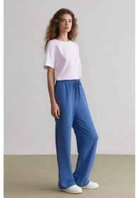 Resim DeFacto Wide Leg Geniş Bol Paça Aerobin Pantolon E6883AX25SPBE341 
