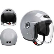 Resim Flybuy 4 Mevsim Açık Motosiklet Kaskı Gri - Relaxed Hd Lens, Güvenlik, Rahatlık Gri 
