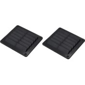 Resim Cuticate 2 Adet Siyah Deniz Rv Kare Kangen Havalandırma 140X126MM (Yurt Dışından) 