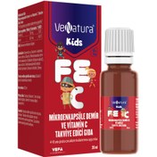 Resim VENATURA Kids Mikroenkapsüle Demir ve Vitamin C 20ml Damla 