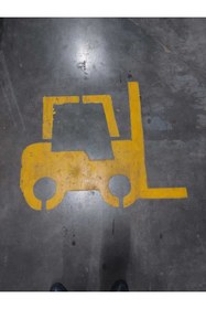Resim tabelacım Forklift Boya Şablonu Tabela 