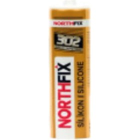 Resim Northfix 302 Genel Amaçlı Silikon Beyaz 280 ml 