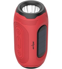 Resim Gajeena Zealot A4 Taşınabilir Bluetooth Hoparlör: Güneş Enerjili Şarj, 8 Saat Ses Performansı, Kırmızı 