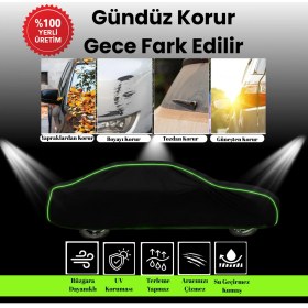 Resim Dokaca Neo Siyah Neon Fitilli Bmw Z3 Roadster (E36) 1996 - 2003 Uyumlu Araba Brandası Koruma Örtüsü 