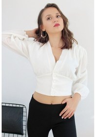 Resim Mois Atelier Beyaz Gömlek, Tasarım, Hediye, Büyük Beden Beyaz 