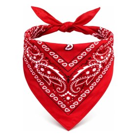 Resim Selfbuysell Kırmızı Kovboy Fuları Çocuk Bandana 