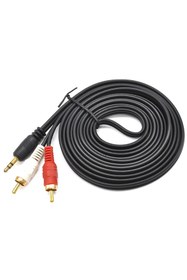 Resim aogo 3 mt Stereo Lale Kablo Ses Sistemi Kablosu Aux Rca 3m Stereo 2 Rca Erkek Kablo 3.5 mm 