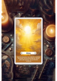 Resim Pia Tarot Kehanet Destesi, Açıklamalı 47 Kart Kutulu Set 