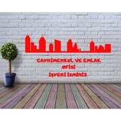 Resim EYBA STİCKER EMLAK ŞEHİR İSME ÖZEL İŞYERİ STİCKER reklam tanıtım anahtar EV araba 