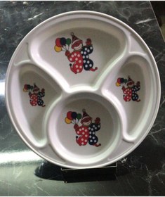 Resim Evoset Melamin 6 Adet Yuvarlak Bebe Kahvaltılık 