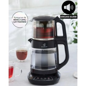 Resim Karaca Çay, Mama Suyu ve Kettle 3 In 1 Konuşan Cam Çay Makinesi Aile Boyu Kapasite 1700W 