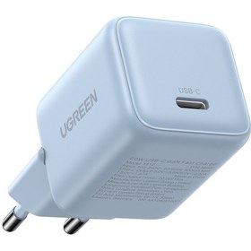 Resim Ugreen 20w Gan Hızlı Şarj Cihazı Type-c Qc Pd 1xusb-c, Mavi, 55555 