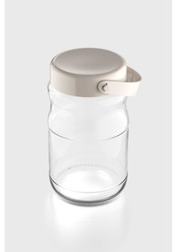 Resim Renga Macro 1700 Ml Bej Kapaklı Cam Kavanoz 131074 Bej 