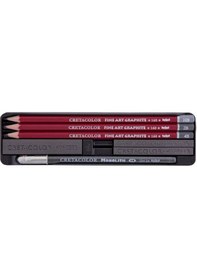 Resim Cretacolor Graphite Eskiz Seti 9 Parça Metal Kutu 16029 