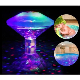 Resim Mobgift Sıcak Led Sualtı Gece Lambası Banyo Yüzme Havuz Işığı 