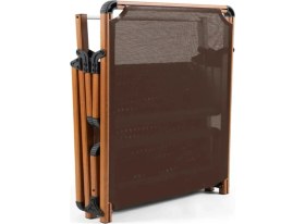 Resim Missidea Alüminyum Katlanır ve Taşınır Şezlong Teak+Gold Black 