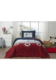 Resim Özdilek Deep Blue Tek Kişilik Kapitone Nevresim Takımı 