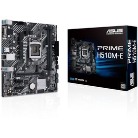 Resim Asus Prime H510M-E 11.Nesil 3200(OC) Ddr4 64GB Soket LGA1200 M.2 Vga Hdmi Dp Matx Anakart 