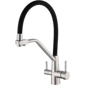 Resim Fleko Best Inox Arıtmalı Mutfak Bataryası Siyah 