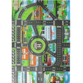 Resim Askımo Çocuk Oyun Matı (Mutlu Şehir Hayatı) 