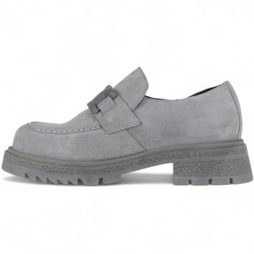 Resim Bueno Shoes Gri Açık Süet Kadın Loafer 01wz1404 