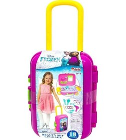 Resim Dede Oyuncak Frozen Güzellik Set Bavulum 