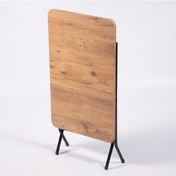 Resim 50x80 Atlantik Çam Katlanır Masa Kırma Mutfak Masası 1124 