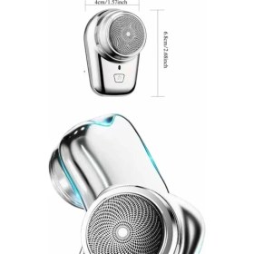 Resim Krm Elektrikli Mini Tıraş Makinesi,taşınabilir USB Şarjlı Kablosuz Tıraş Makinesi Krm 