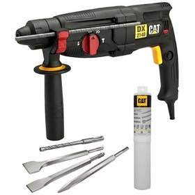 Resim Cat DX2140.1 800W 3.0j 26MM Sds-plus Profesyonel Kırıcı Delici + 1 Adet Delici 3 Adet Kırıcı Uç 