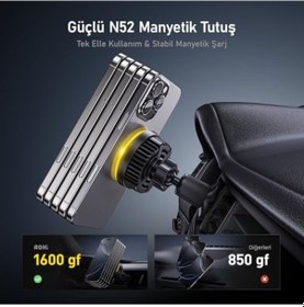 Resim Superauto 45w Araç İçi Şarjı, Kendinden Soğutmalı Telefon Tutucu 