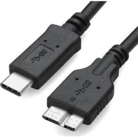 Resim 5241 USB Type C To Micro USB 3.0 Taşınabilir HDD Hard Disk Kablosu 1m (1 Metre) 