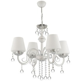 Resim Trendylight Berfin 4 Lü Beyaz Renkli Taşlı Avize 