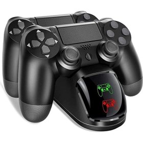 Resim Doreka Ps4 Kol Dualshock 4 Led Göstergeli Şarj Istasyonu Stand Tp4-889 