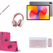Resim Huawei Matepad Se 11" 6gb 128gb Gri TABLET+GOLD KALEM+PEMBE KLAVYE VE MOUSE SET+PEMBE KILIF+KULAKLIK 