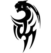 Resim Kaplan Tasarım Sticker 20 X 36 Cm 