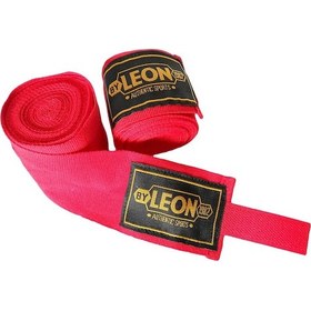 Resim Leon Elastik Boks, Kick Boks Ve Muay Thai Bandajı 7 Metre Siyah (447976216) 