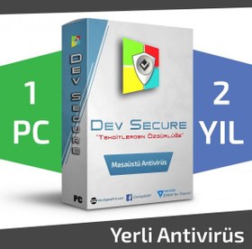 Resim Dev Secure - 1PC, 2YIL - Masaüstü Yerli Antivirüs 